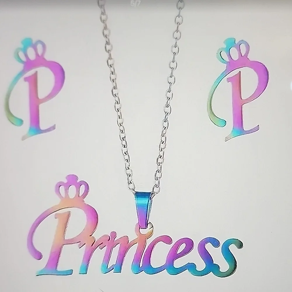 Stainless Steel PRINCESS 👸 Jewelry set